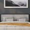 Flash Furniture Melbourne Metal Upholstered King Size Headboard in Light Gray Fabric HG-HB1717-K-LG-GG - alternate 3